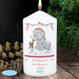 Personalised Me To You Reindeer Candle