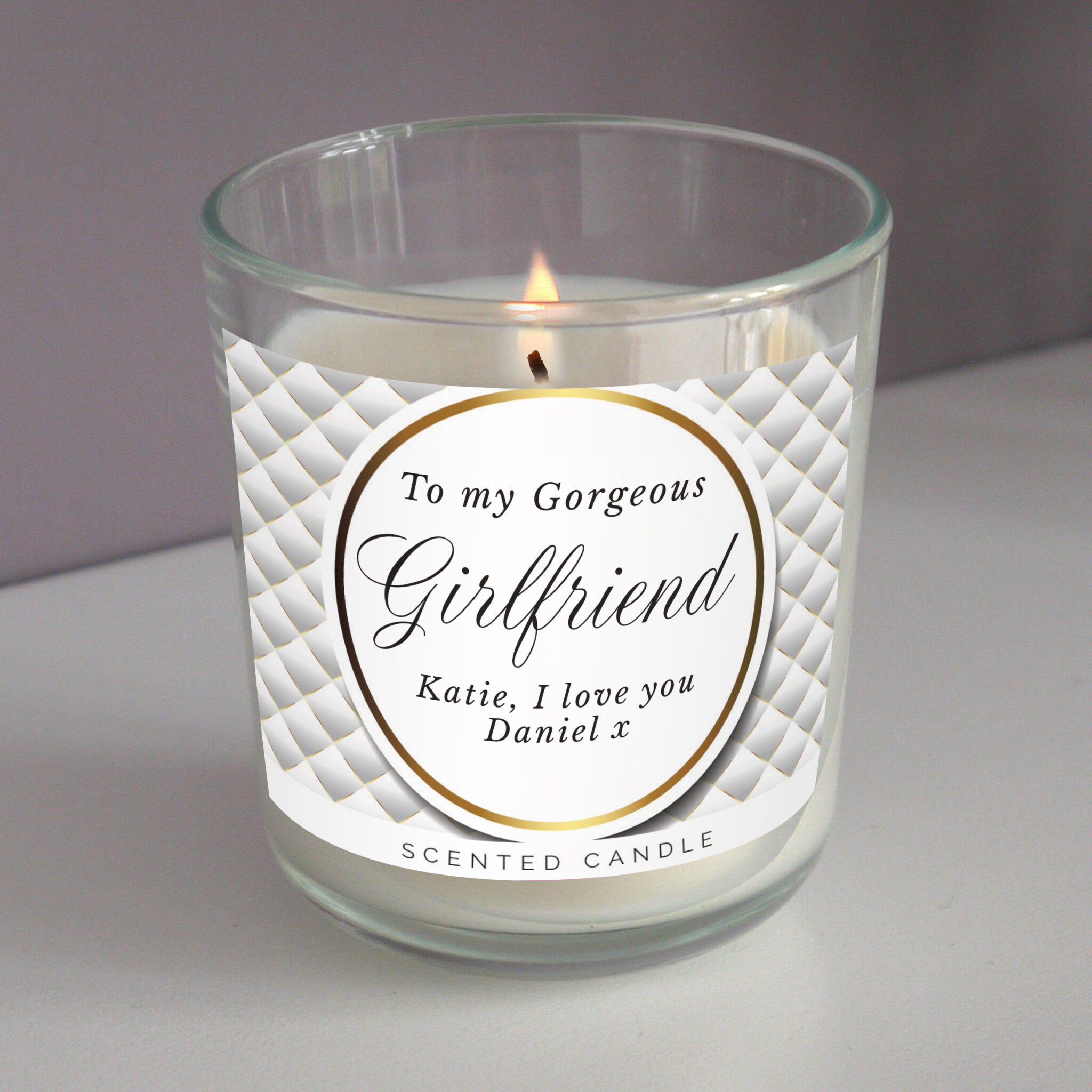Personalised Opulent Scented Jar Candle