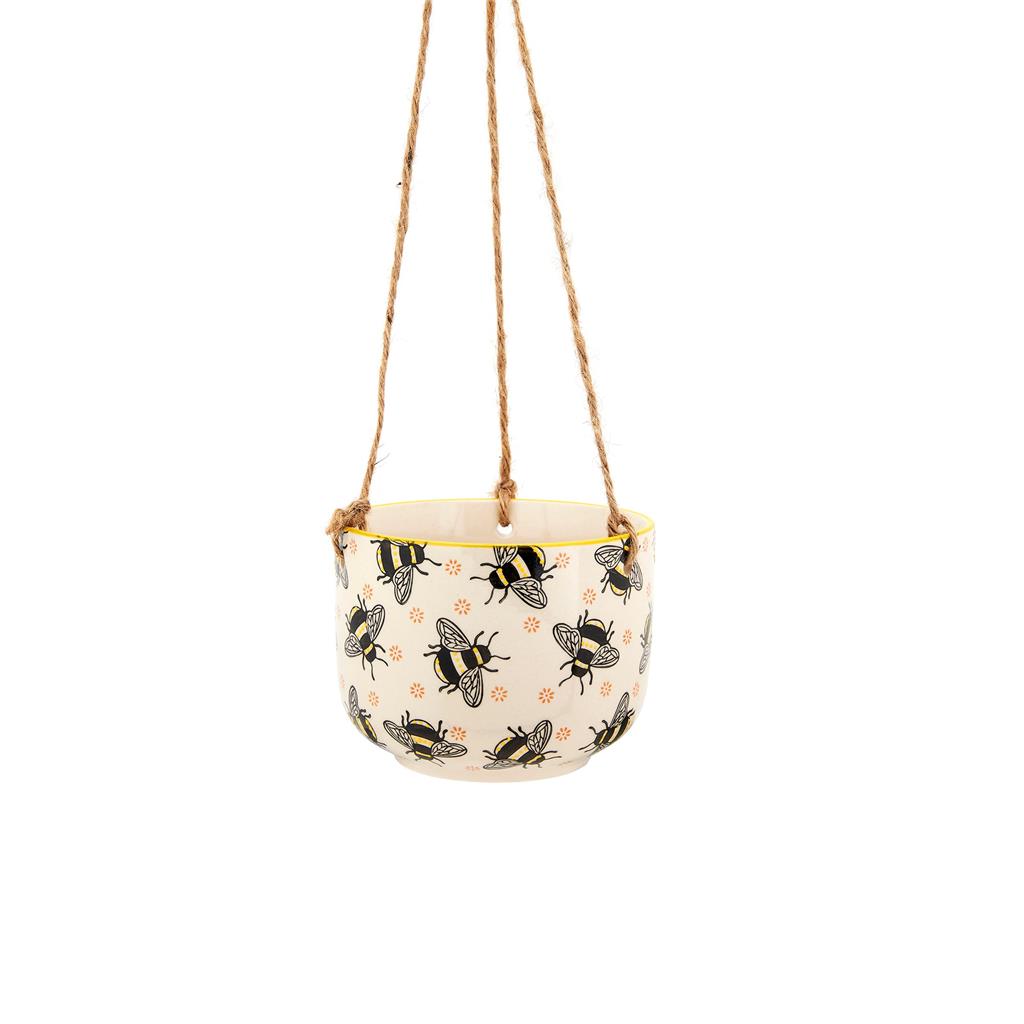 Hanging Planter l Busy Bees l Hanging Plant Pot l Home Decor