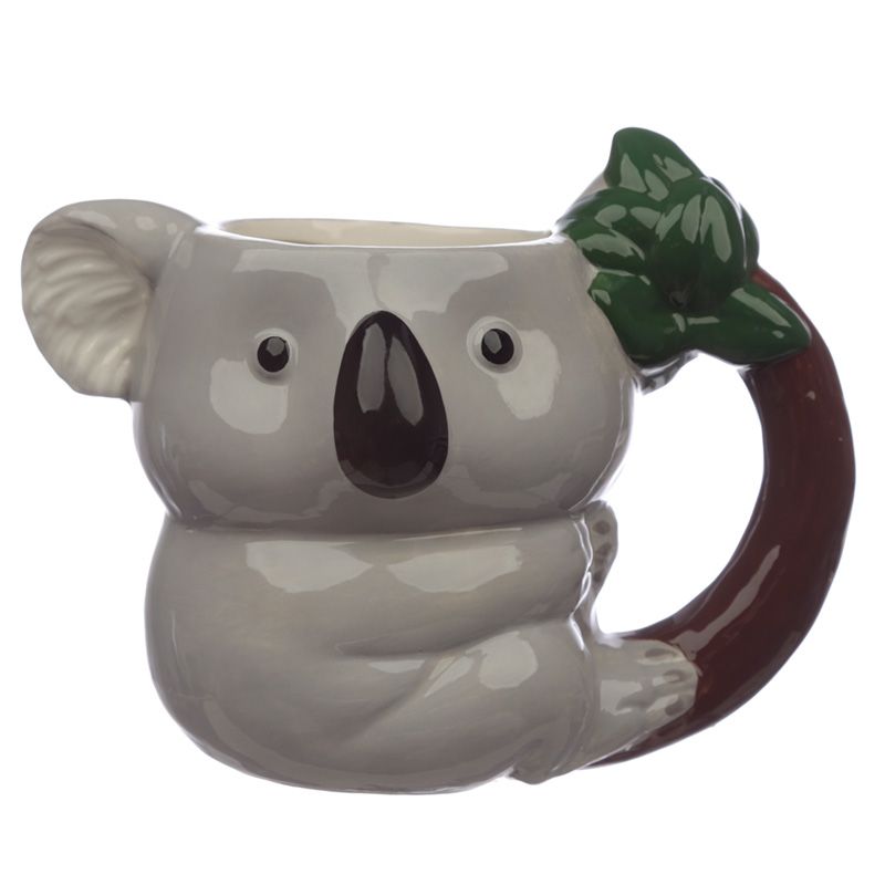 Koala Ceramic Shaped Handle Mug