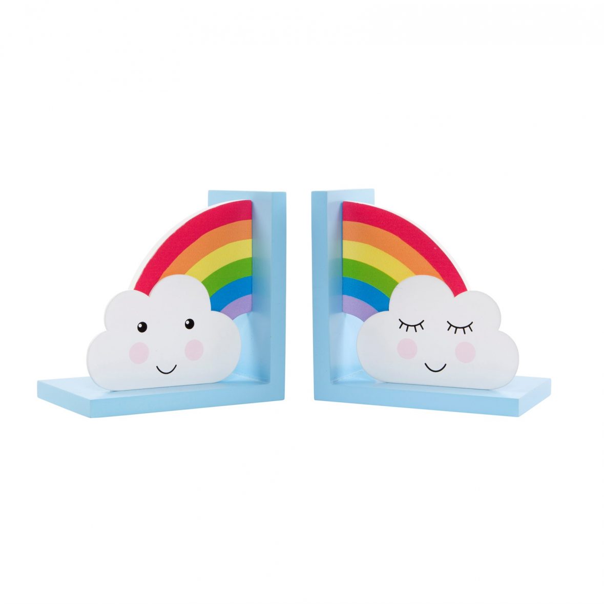 rainbow bookends