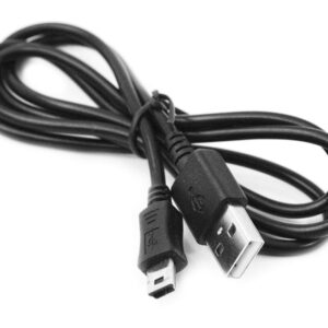 Black USB Charger Cable - Mini USB