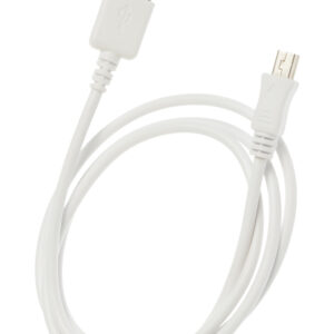 White USB Charger Cable - Mini USB